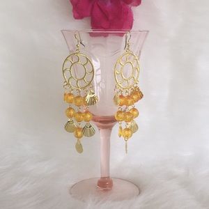 🌹3/$15 Palm Beach Dream Catcher Style Earrings